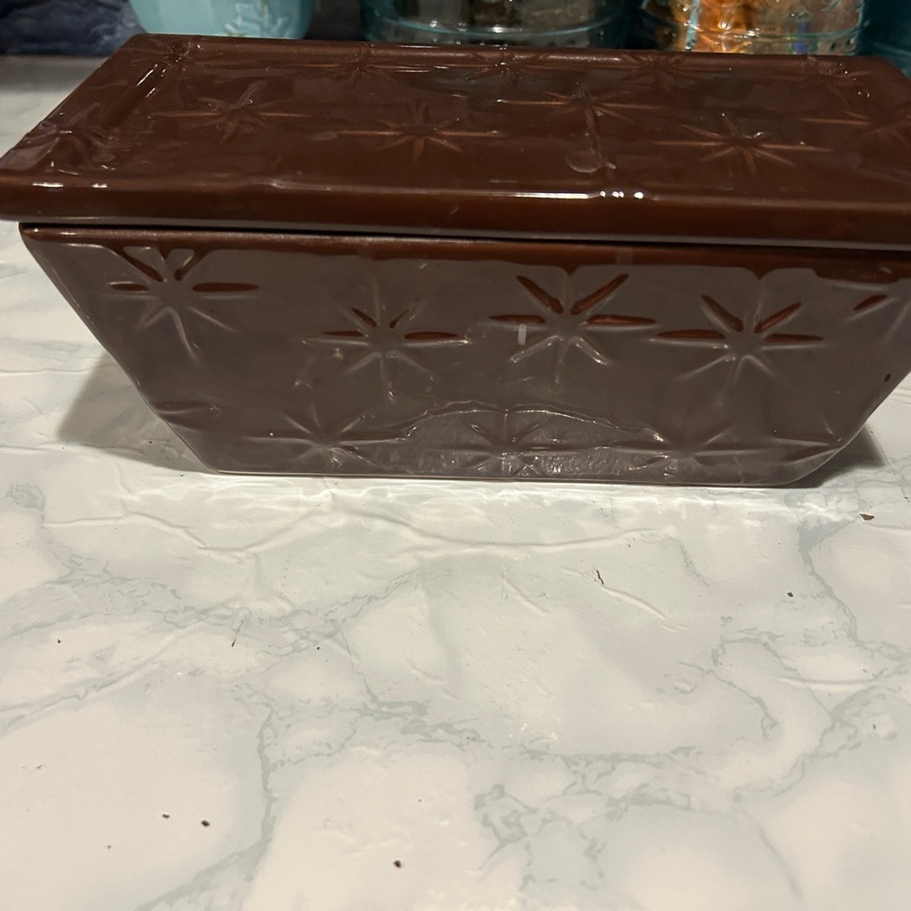 Brown Decorative Box with Lid